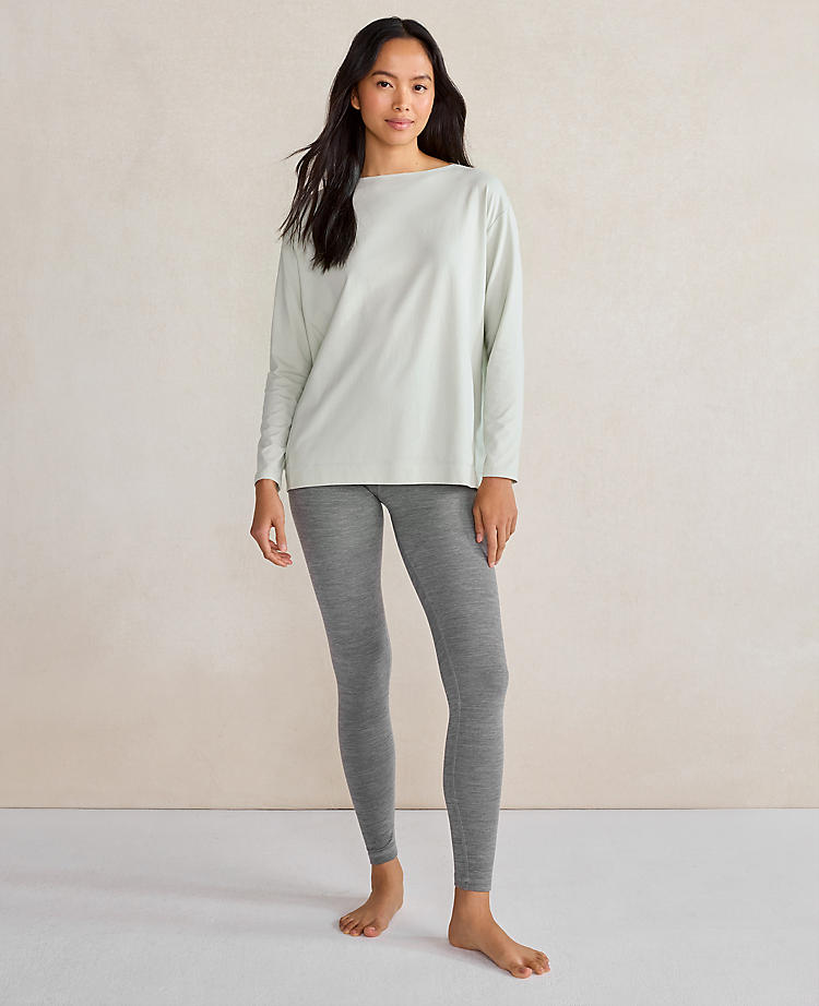 Anntaylor Haven Well Within Balance Organic Cotton Boatneck Tee