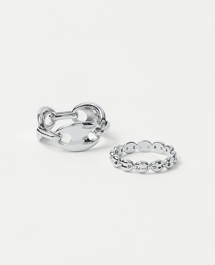 Anntaylor Chain Link Ring Set