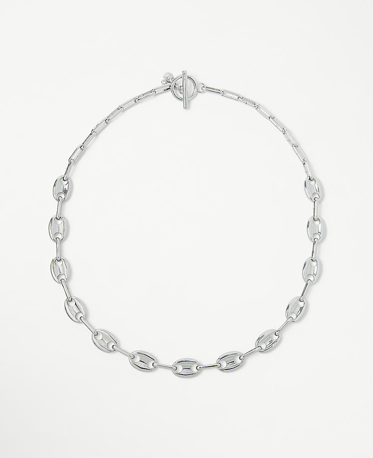 Anntaylor Oval Chain Link Necklace