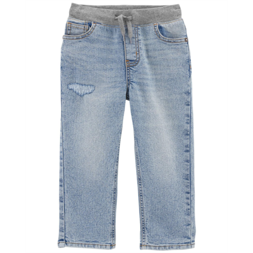 Carters Seascape Wash Baby Classic Relaxed Jeans: Rip and Repair Remix