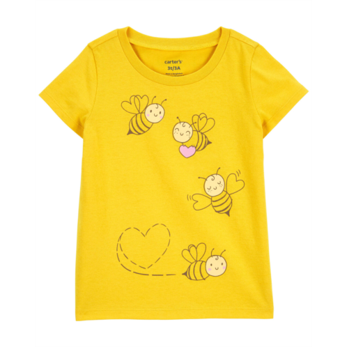 Carters Yellow Toddler Bee Graphic Tee