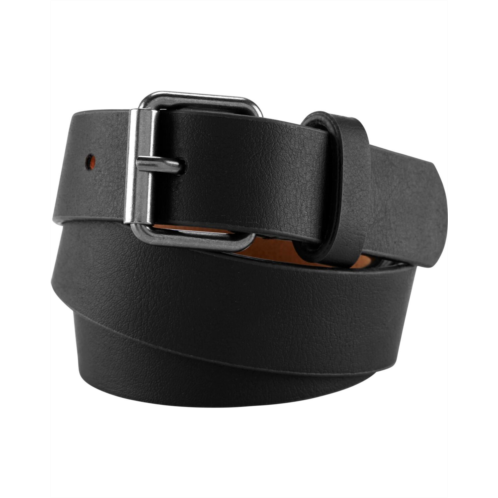 Carters Black Classic Faux Leather Belt