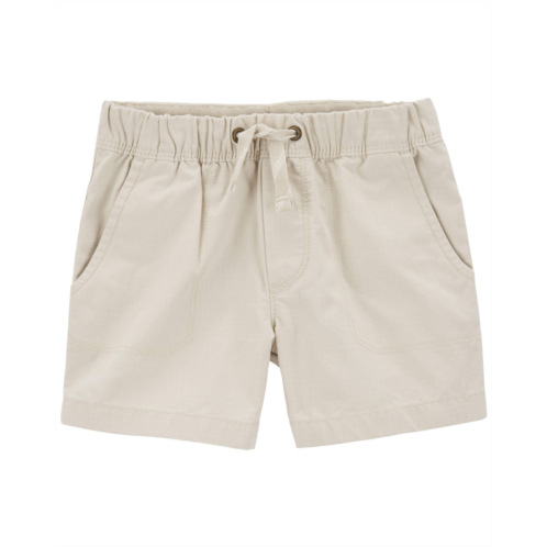 Carters Ivory Baby Pull-On Terrain Shorts
