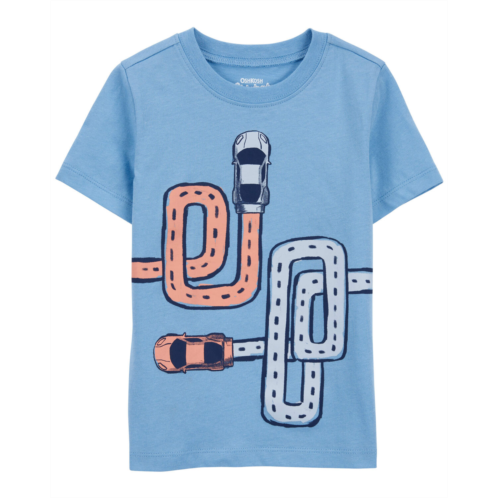 Carters Blue Toddler Race Car Graphic Tee