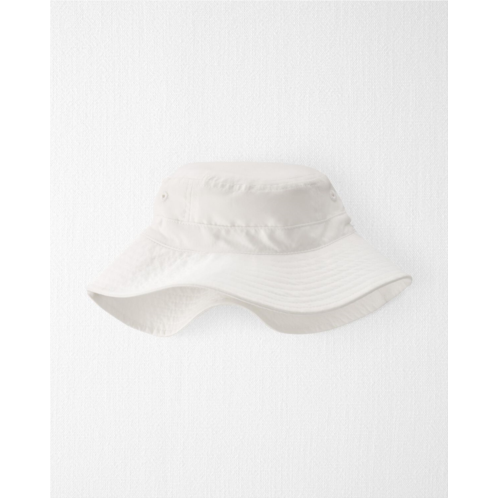 Carters Ivory Toddler Recycled Twill Swim Hat