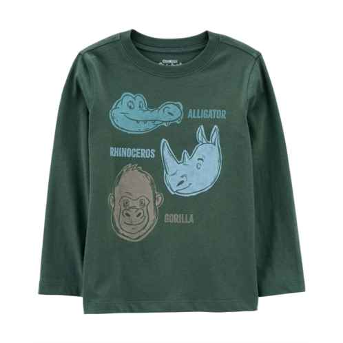 Carters Green Toddler Dino Graphic Tee