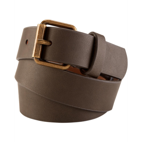 Carters Brown Classic Faux Leather Belt