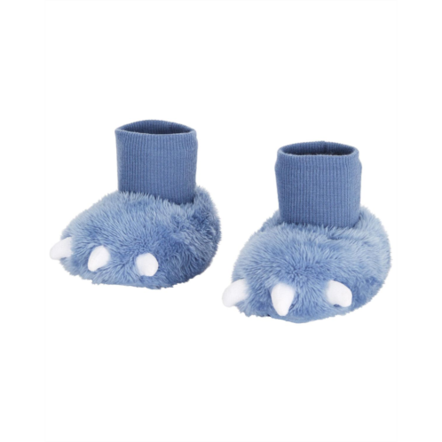 Oshkoshbgosh Blue Baby Dinosaur Soft Slippers | oshkosh.com