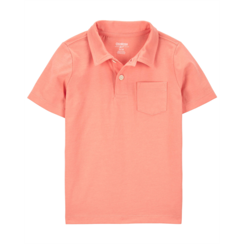 Oshkoshbgosh Orange Toddler Cotton Jersey Pocket Henley | oshkosh.com