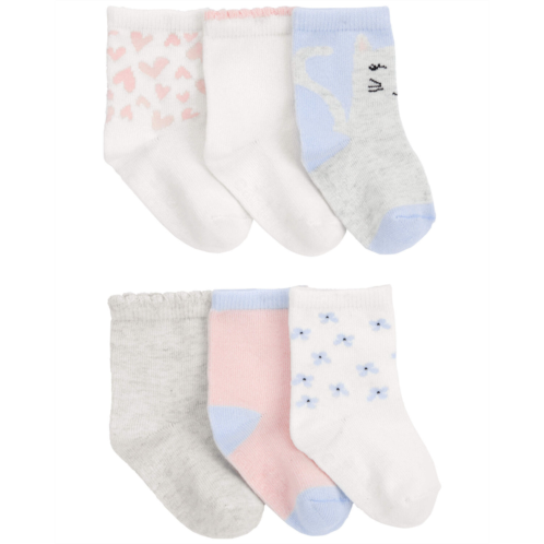 Carters Multi Baby 6-Pack Socks