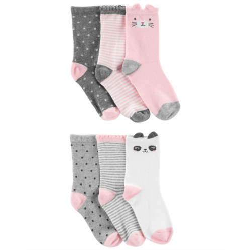 Carters Multi 6-Pack Critter Socks