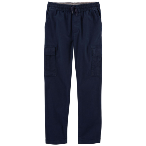 Carters Navy Kid Stretch Canvas Cargo Pants