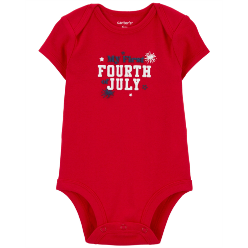 Oshkoshbgosh Red Baby My First 4th Of July Collectible Bodysuit | oshkosh.com
