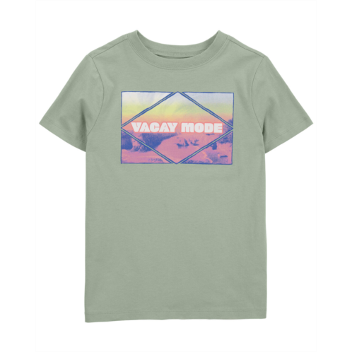 Carters Green Kid Vacay Mode Graphic Tee