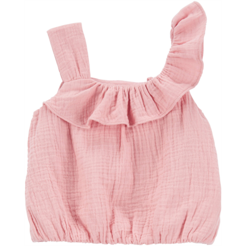 Carters Pink Baby Woven Gauze Top