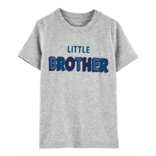 Carters Heather Toddler Little Brother Tee