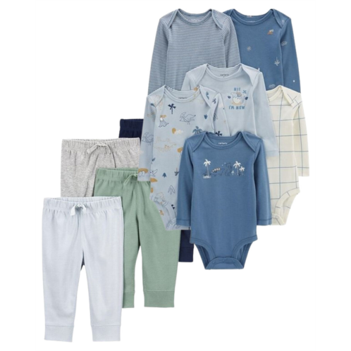 Carters Multi Baby 10-Piece Bodysuits & Pants Set