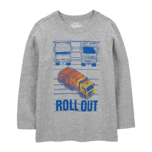 Carters Grey Toddler Roll Out Graphic Tee