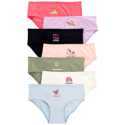 Carters Multi 7-Pack Day of the Week Stretch Cotton Underwear