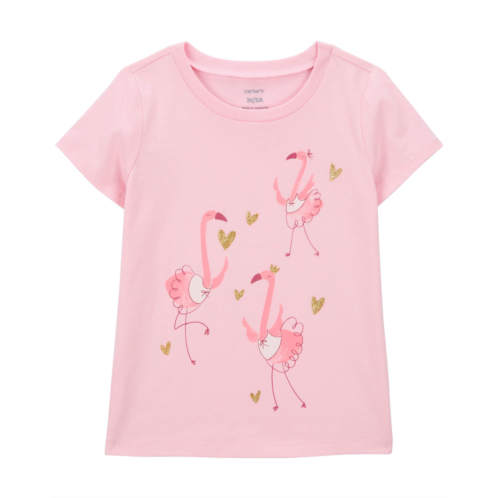 Oshkoshbgosh Pink Toddler Flamingo Graphic Tee | oshkosh.com