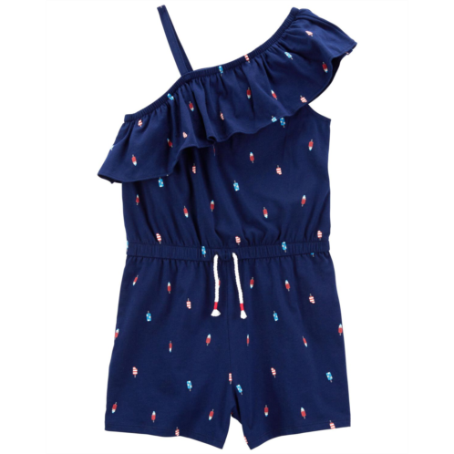 Carters Navy Kid 4th Of July Popsicle Romper