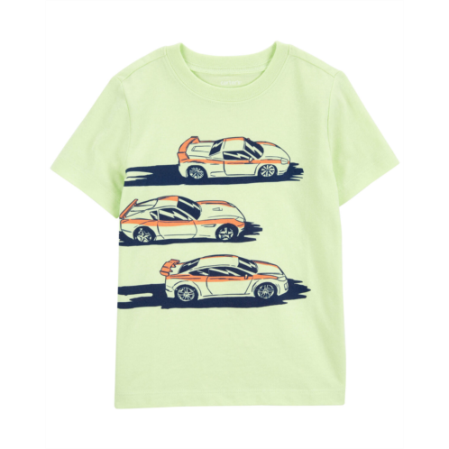 Carters Lime Green Toddler Race Car Graphic Tee