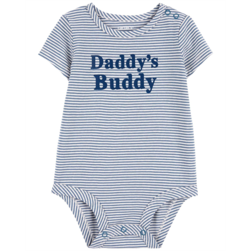 Oshkoshbgosh Navy Baby Cotton Daddys Buddy Bodysuit | oshkosh.com