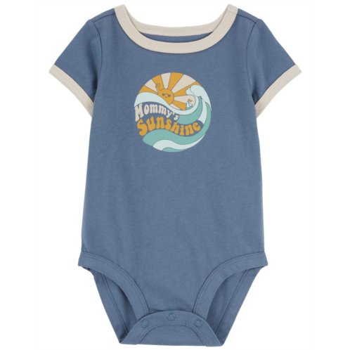 Oshkoshbgosh Navy Baby Mommys Sunshine Cotton Bodysuit | oshkosh.com