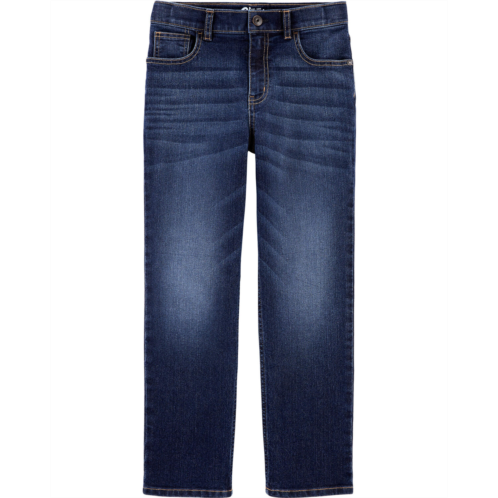 Oshkoshbgosh Rail Tie True Blue Kid Dark Wash Relaxed-Fit Classic Jeans | oshkosh.com
