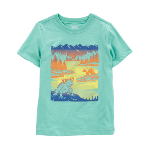 Carters Green Toddler Frog Graphic Tee