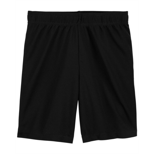 Oshkoshbgosh Black Kid Athletic Mesh Shorts | oshkosh.com