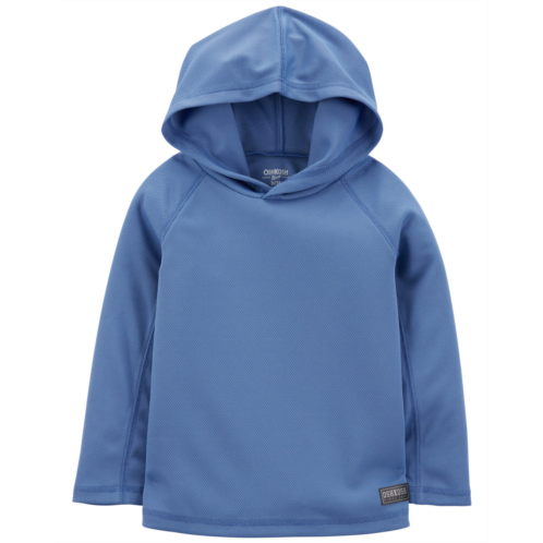 Carters Blue Toddler Hooded Pullover in Moisture Wicking Active Jersey