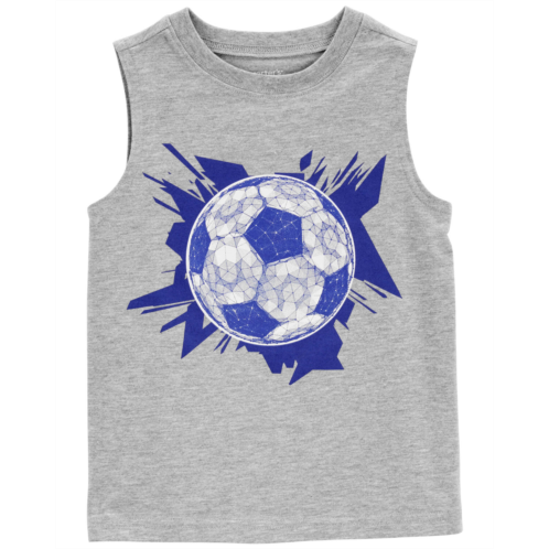 Carters Grey Baby Soccer Graphic Tank