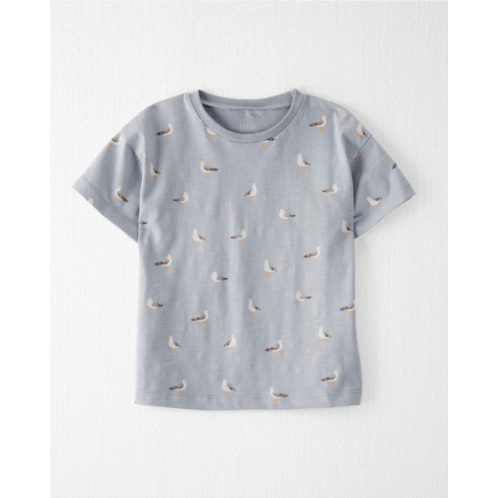 Carters Seagull Print Toddler Organic Cotton Graphic Tee