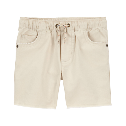 Oshkoshbgosh Khaki Baby Pull-On Poplin Shorts | oshkosh.com