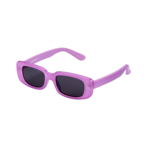 Carters Purple Baby Rectangle Sunglasses