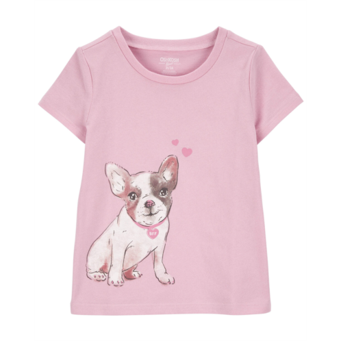 Oshkoshbgosh Pink Toddler Dog Graphic Tee | oshkosh.com