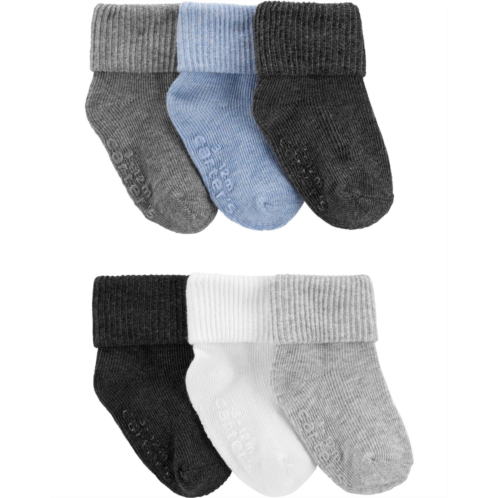 Oshkoshbgosh Multi Baby 6-Pack Foldover Cuff Socks | oshkosh.com