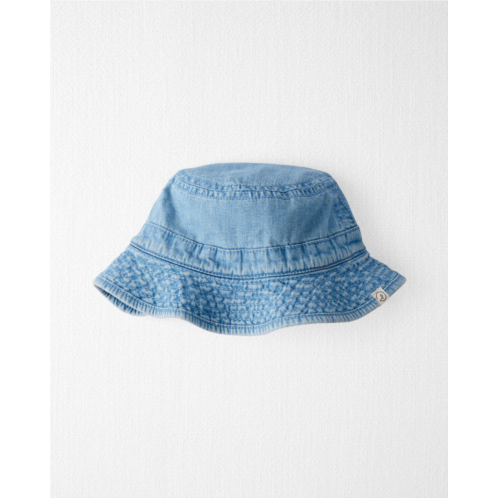 Carters Blue Toddler Organic Cotton Chambray Bucket Hat