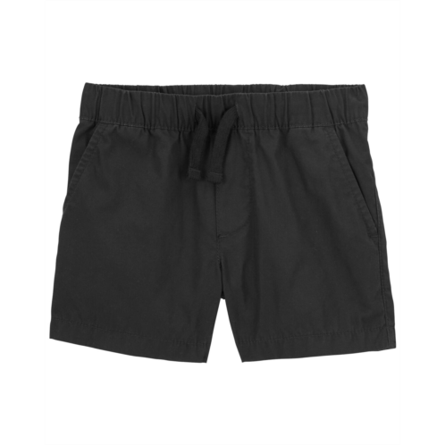 Oshkoshbgosh Black Baby Pull-On Poplin Shorts | oshkosh.com