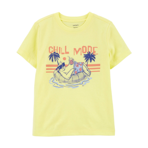 Carters Yellow Toddler Sloth Chill Vibes Graphic Tee