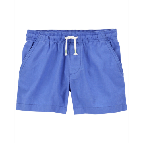Oshkoshbgosh Blue Baby Pull-On Linen Shorts | oshkosh.com