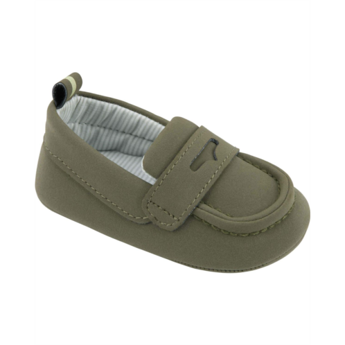 Carters Olive Baby Loafers