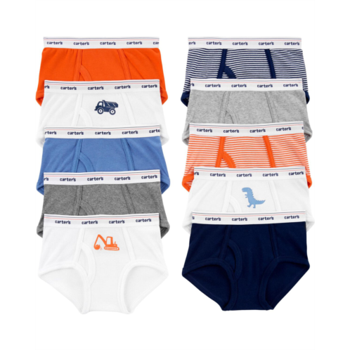 Carters Multi 10-Pack Cotton Briefs Underwear
