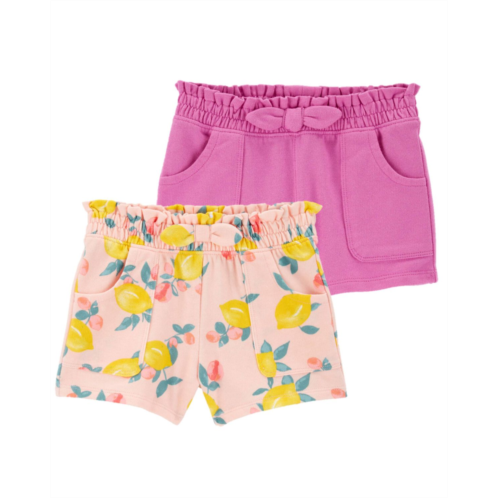 Carters Multi Baby 2-Pack French Terry Pull-On Shorts