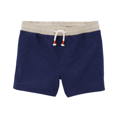 Oshkoshbgosh Navy Baby Pull-On Knit Shorts | oshkosh.com