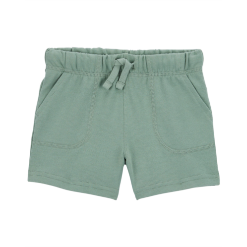 Oshkoshbgosh Green Baby Pull-On Cotton Shorts | oshkosh.com