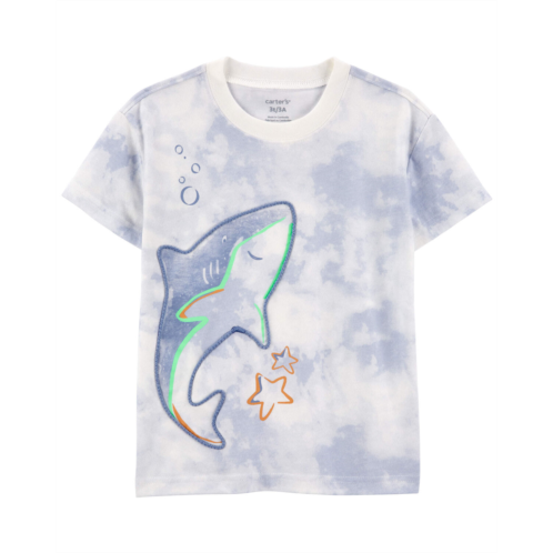 Carters Blue Toddler Shark Graphic Tee