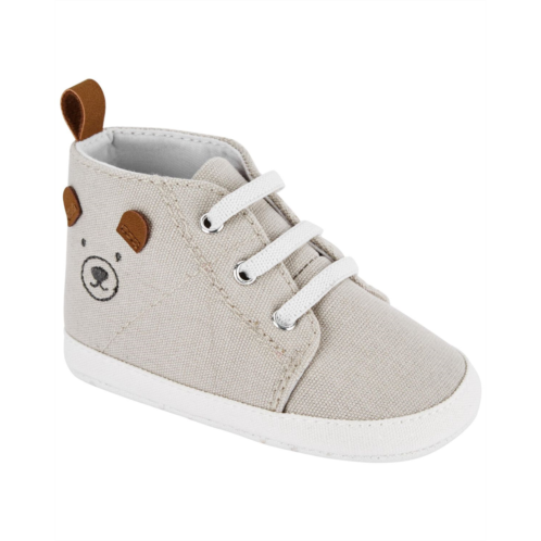 Oshkoshbgosh Khaki Baby High-Top Soft Sneaker | oshkosh.com