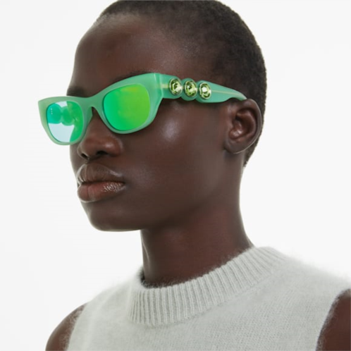 Swarovski Sunglasses, Oval shape, SK6022, Green